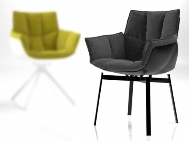 Дизайнерское кресло Husk Arm Chair - фото 4