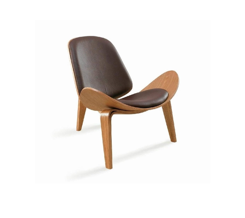 Дизайнерское кресло Shell Chair CH07 - фото 7