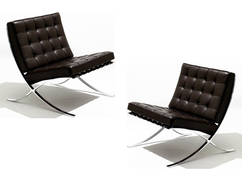 Дизайнерское кресло Barcelona Chair - фото 6