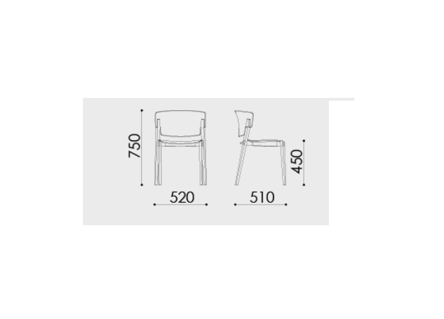 Дизайнерский стул Forcola Chair - фото 4