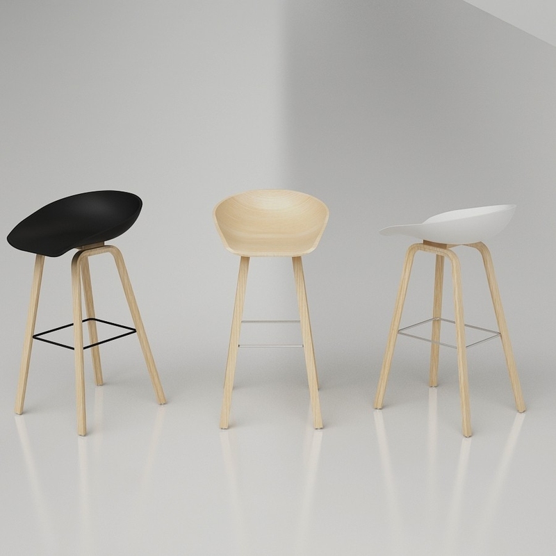 Дизайнерский барный стул Hay About A Barstool - фото №2