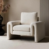 Дизайнерское кресло Ivory Boucle - фото 1
