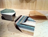 Дизайнерский журнальный стол Budri Origami Marble table - фото 2