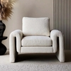 Дизайнерское кресло Ivory Boucle - фото 2