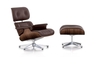 Дизайнерское кресло Eames Lounge Chair and Ottoman - фото 6