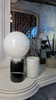 Дизайнерский настольный светильник Marble Table Lamp, черный мрамор в наличии - фото 1