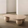 Дизайнерский журнальный стол Sphere Travertine Table - фото 5