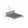 Дизайнерская кровать FLY орех - фото 2