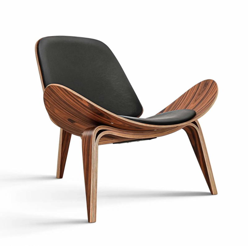 Дизайнерское кресло для отдыха Shell Chair CH07