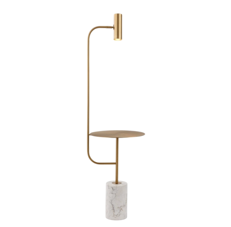 Дизайнерский торшер Lyra Marble Table