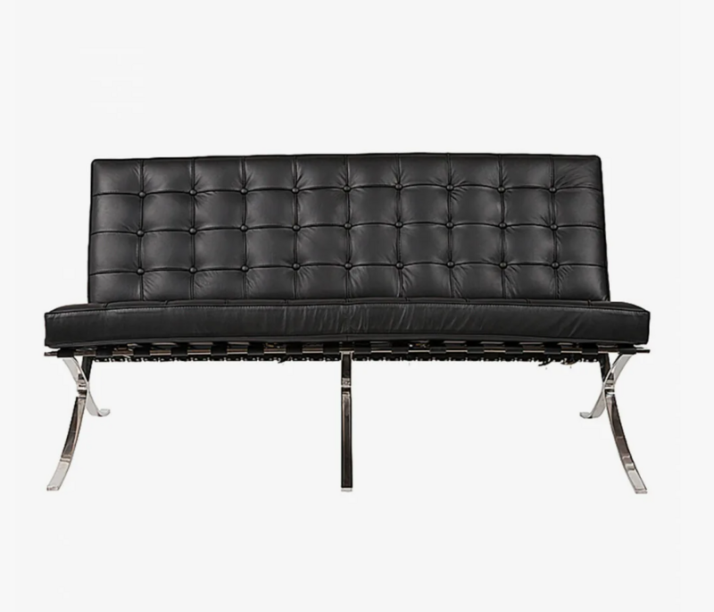 Двухместный дизайнерский диван Barcelona Loveseat Sofa