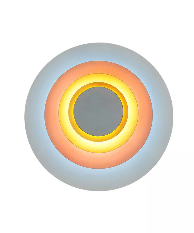 Дизайнерский настенный светильник Colored sun