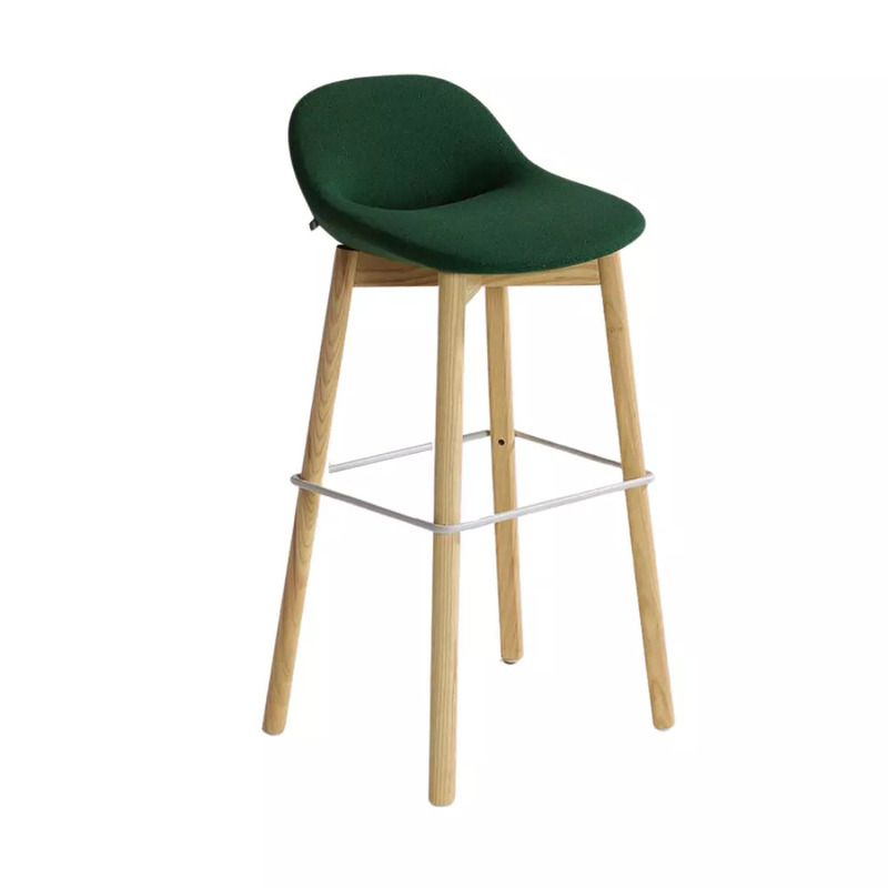 Дизайнерский барный стул Beso Wood Leg Stool