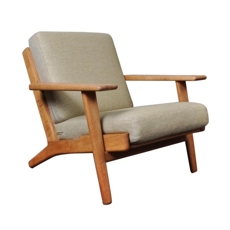 Дизайнерское кресло Wegner Plank Armchair GE290
