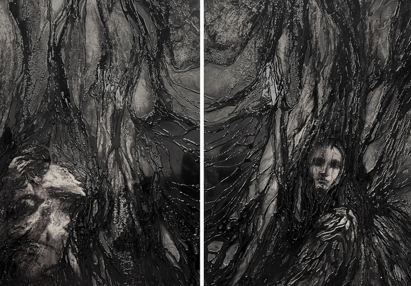 Картина Черное сердце