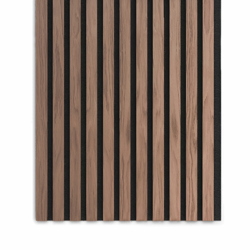 Стеновая панель Slatted Wooden Acoustic Walnut