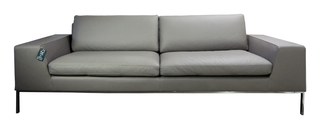 Justus 3-seater leather Sofa