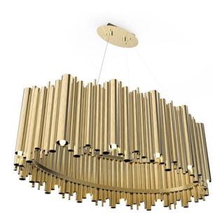 Pipe Oval Suspension Lamp