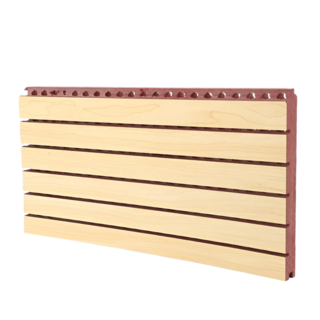 Grooved Wood Acoustic Fireproof MDF