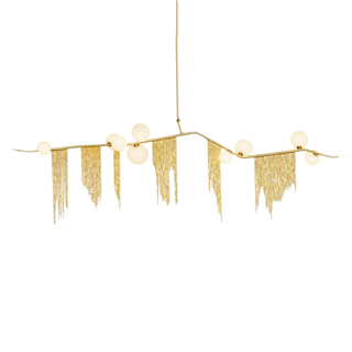 Cherry Bomb Fringe Pendant Light