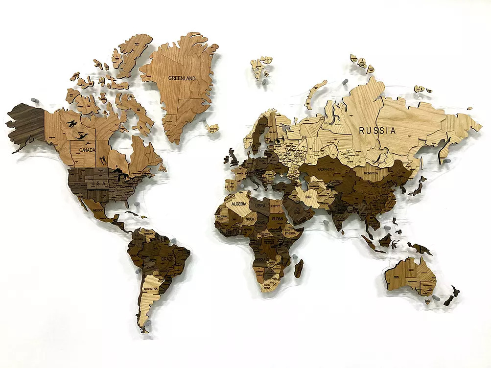 Картина Карта мира купить в Санкт-Петербурге | Wooddi