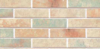 Стеновая панель Brick C Palace orange green