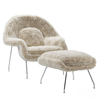 Дизайнерское кресло Womb Fur Lounge