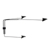Serge Mouille Wall Lamp 3 Arms