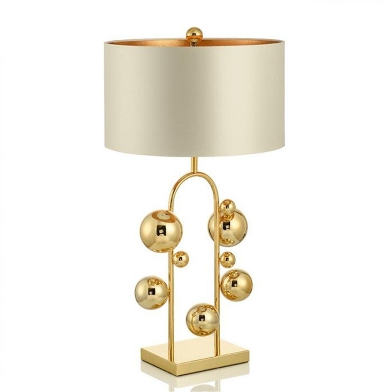 Дизайнерский настольный светильник Golden Balls