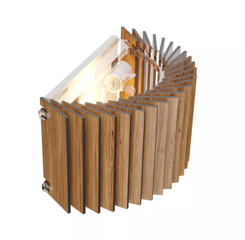 Дизайнерский настенный светильник Rotor Wall Lamp Horizontal