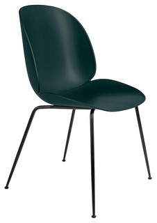 Gubi Beetle Plastic Chair, темно-зеленый